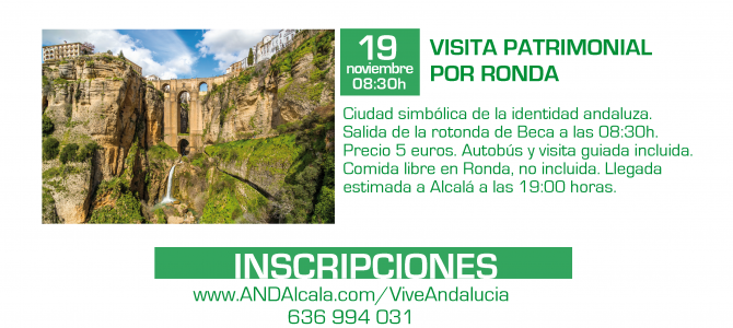 Visita patrimonial a Ronda desde Alcalá de Guadaíra