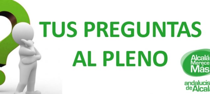Los andalucistas ofrecen a los vecinos hacer ruegos, preguntas y propuestas al Pleno a través de su web