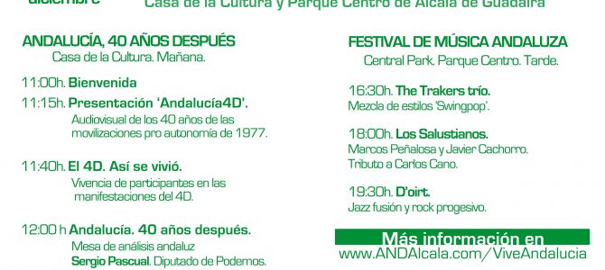 Conciertos y mesas de análisis para celebrar los 40 años del 4 de Diciembre en Alcalá